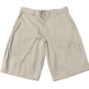 NIKE Golf Shorts Standard Fit Size 32  Dri-Fit Swoosh Logo Gray‎